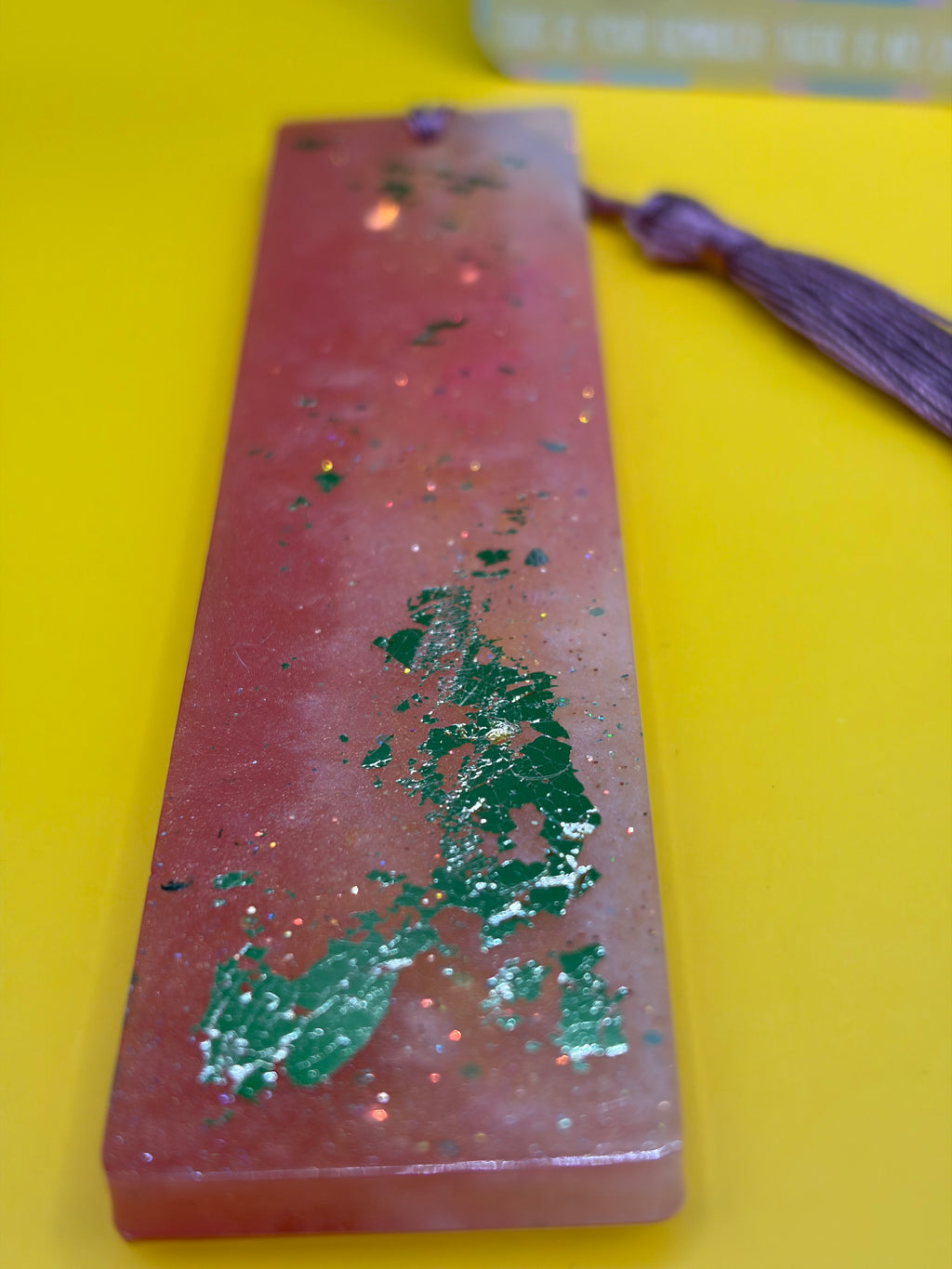 ✨ One-of-a-Kind Handmade Resin Bookmark ✨