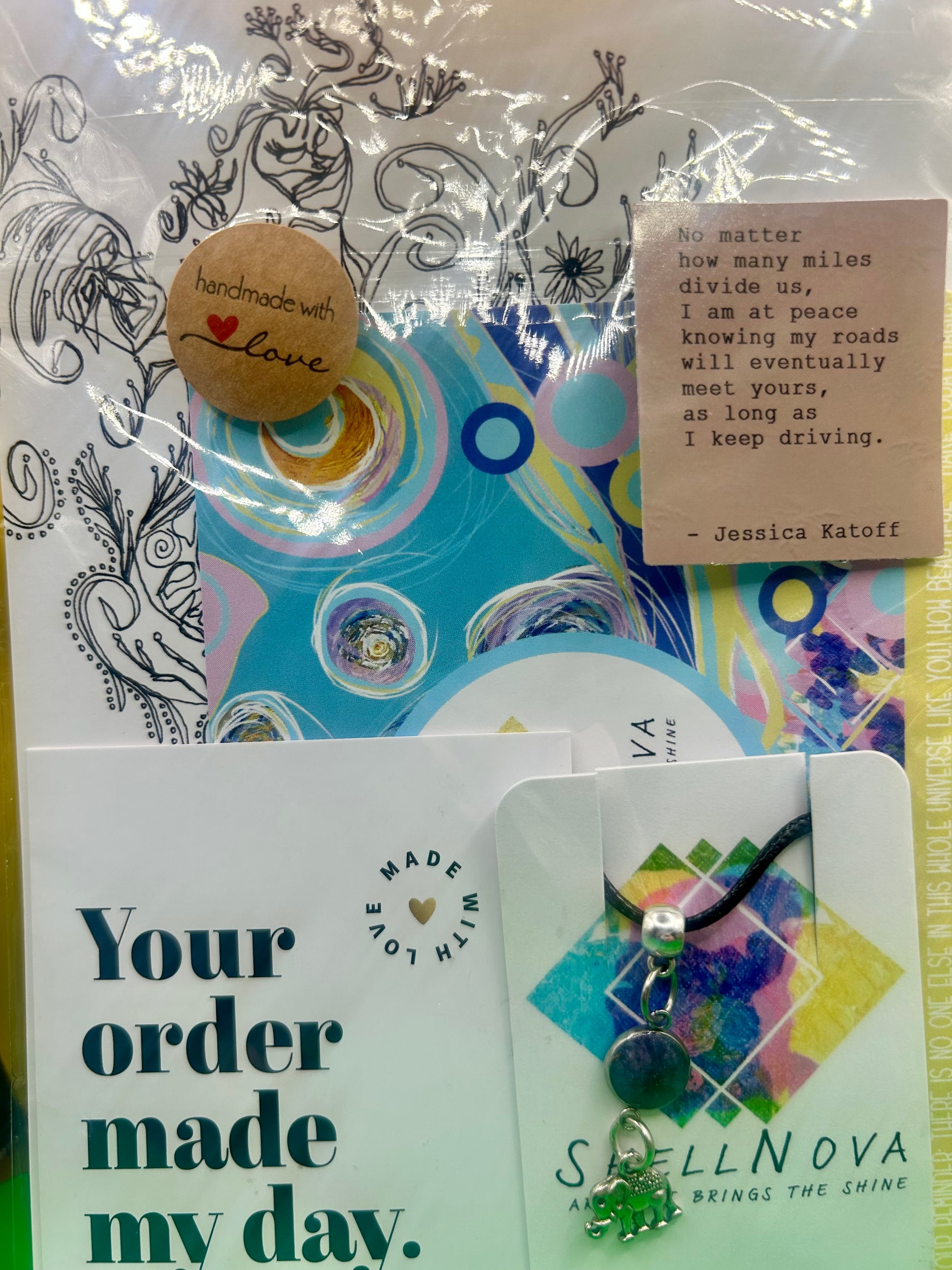 Elephant Pendant - Ready-to-Go Charm Necklaces – Little Packages of Magic.