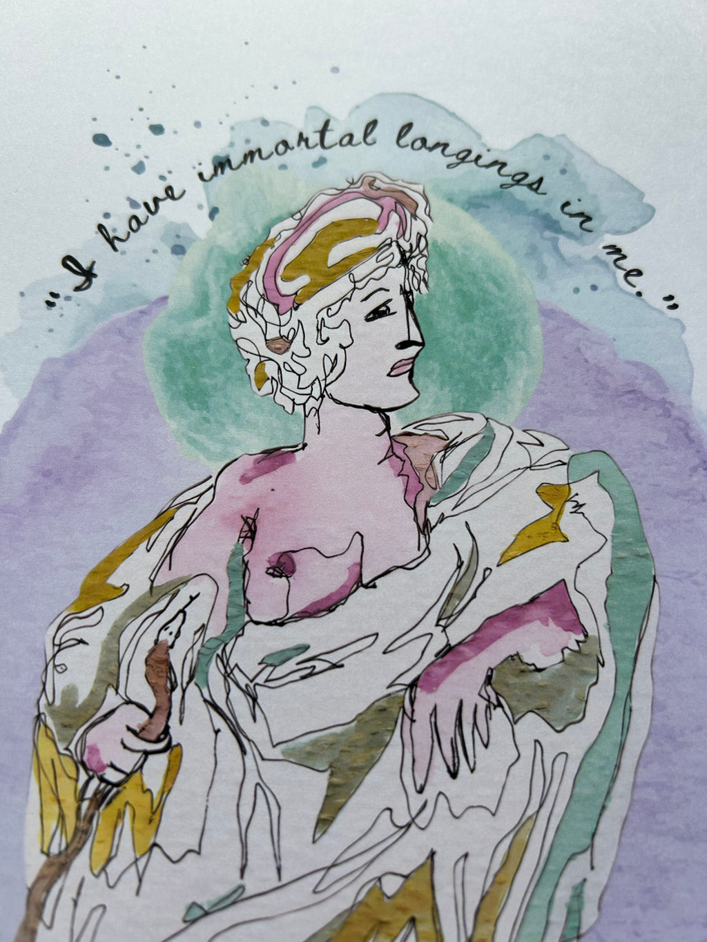 "I have immortal longings in me" – Shakespeare Quote - A4 Print