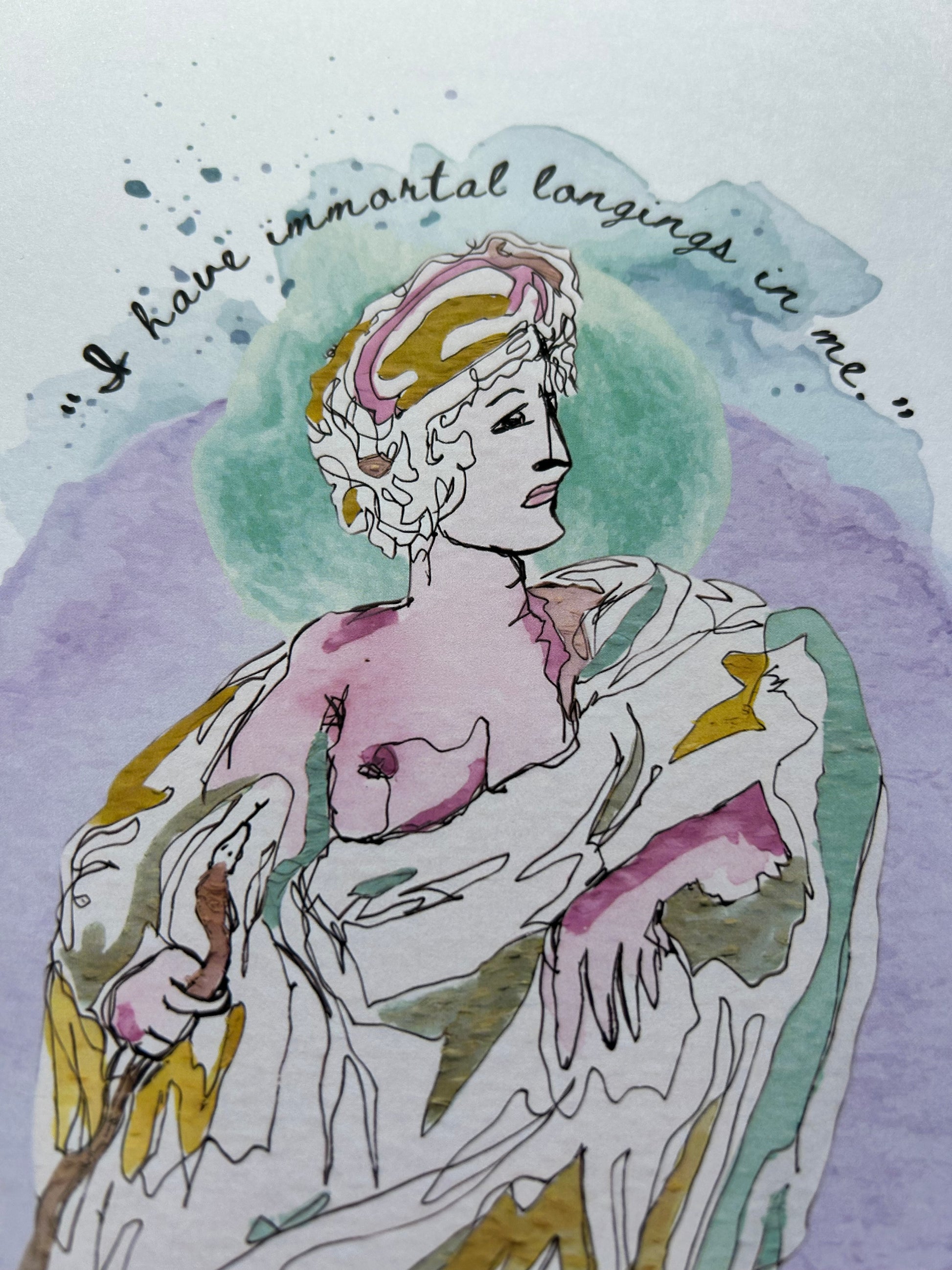 "I have immortal longings in me" – Shakespeare Quote - A4 Print