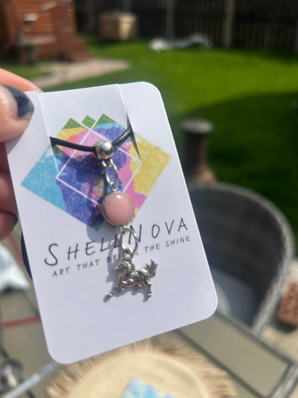 Pink Unicorn Necklace - Ready-to-Go Charm Necklaces – Little Packages of Magic.