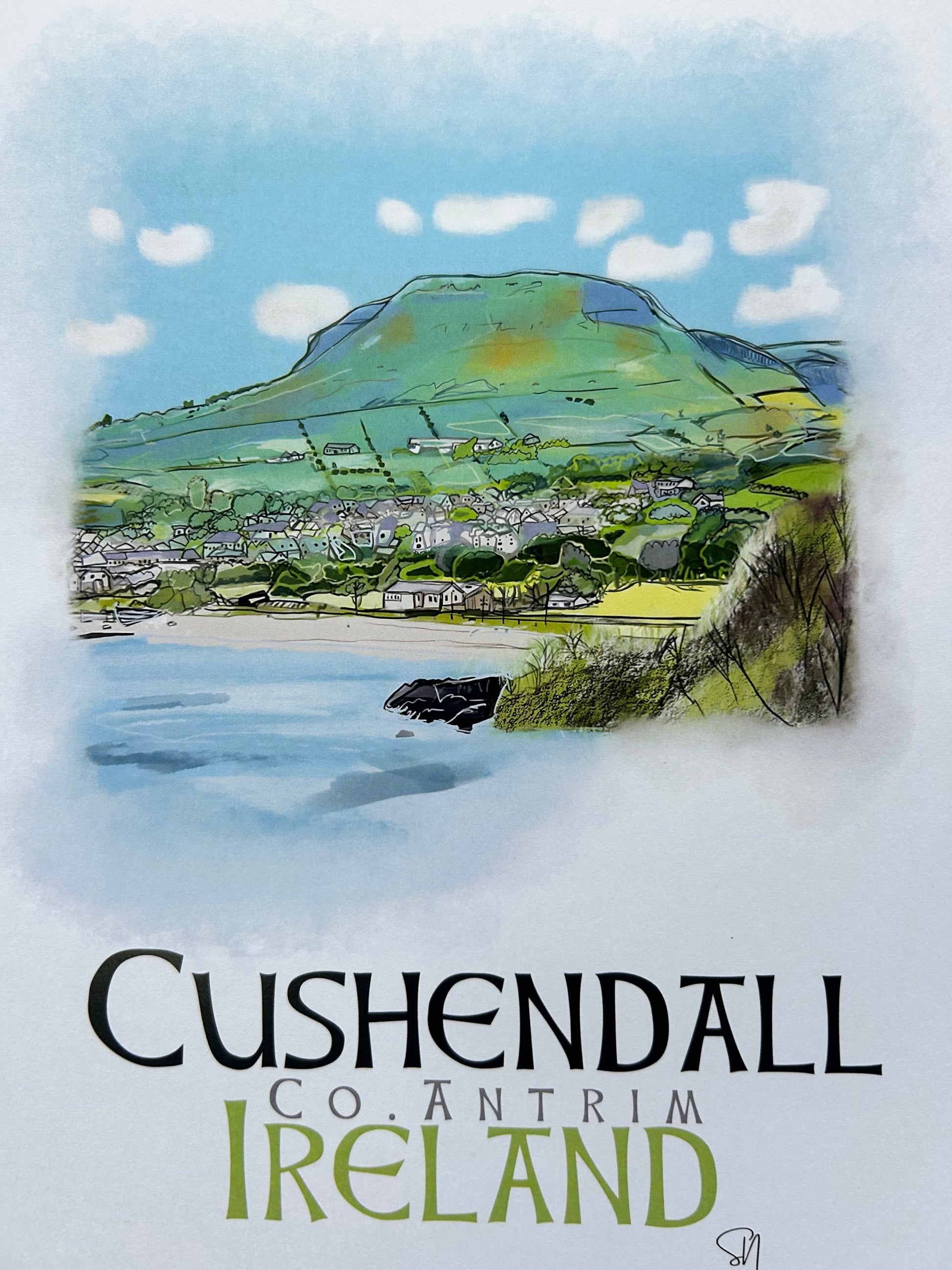 Cushendall – Irish Coastal Beauty -A4 Print