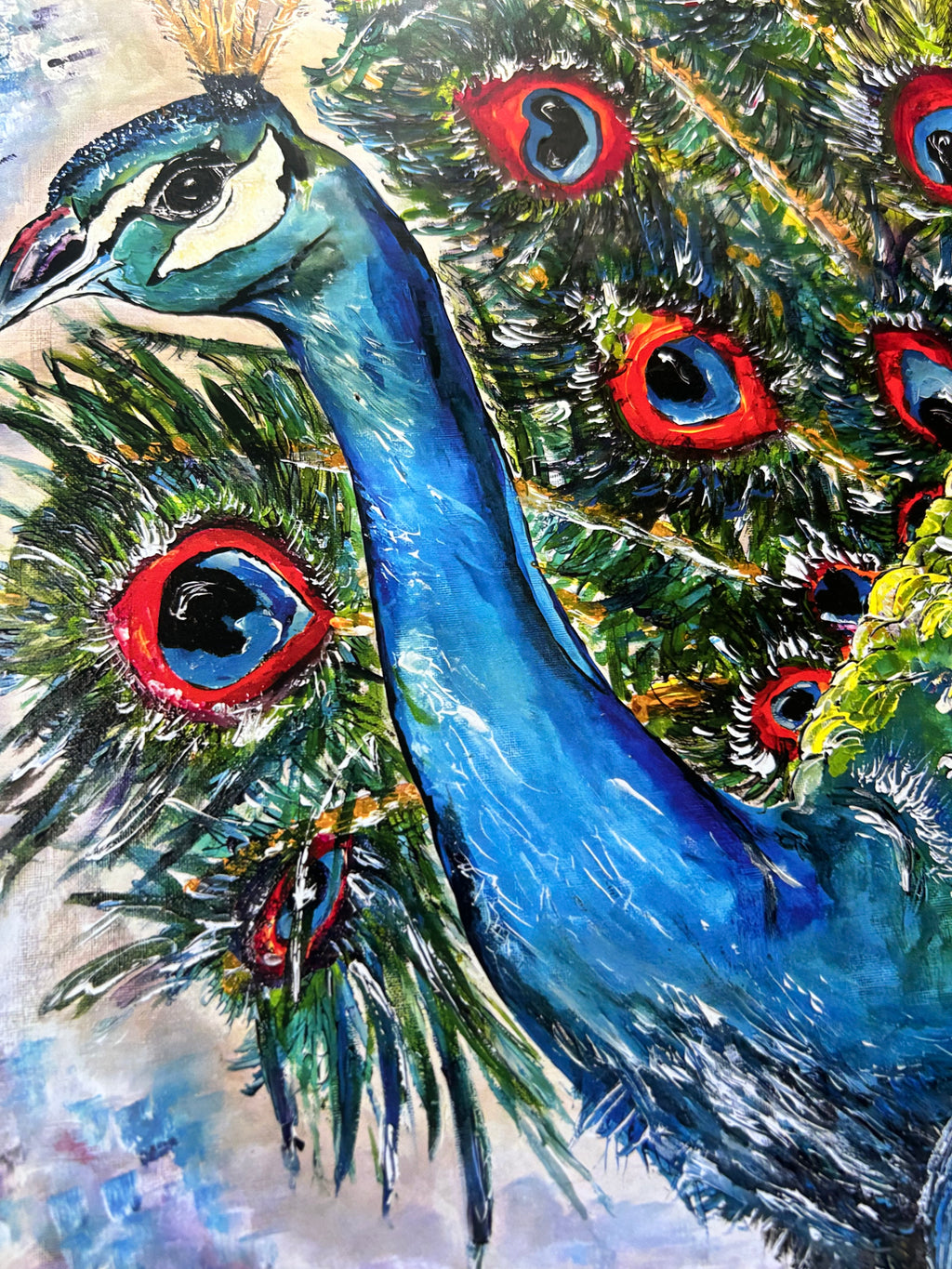 Peacock - Beauty in Being Seen - A3 Print