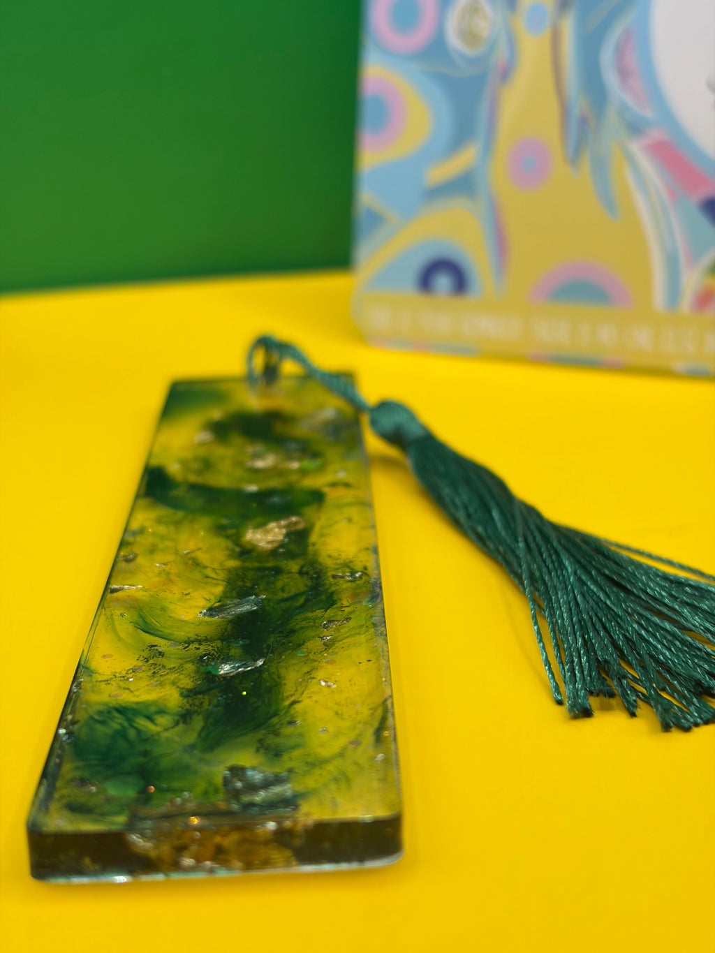 ✨ One-of-a-Kind Handmade Resin Bookmark ✨