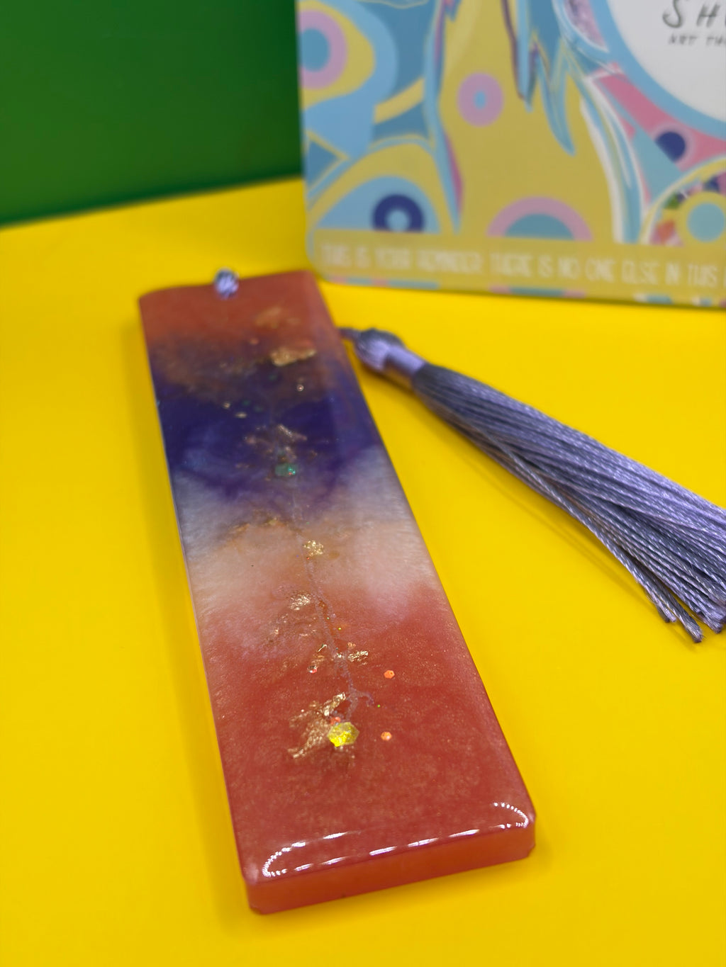 ✨ One-of-a-Kind Handmade Resin Bookmark ✨