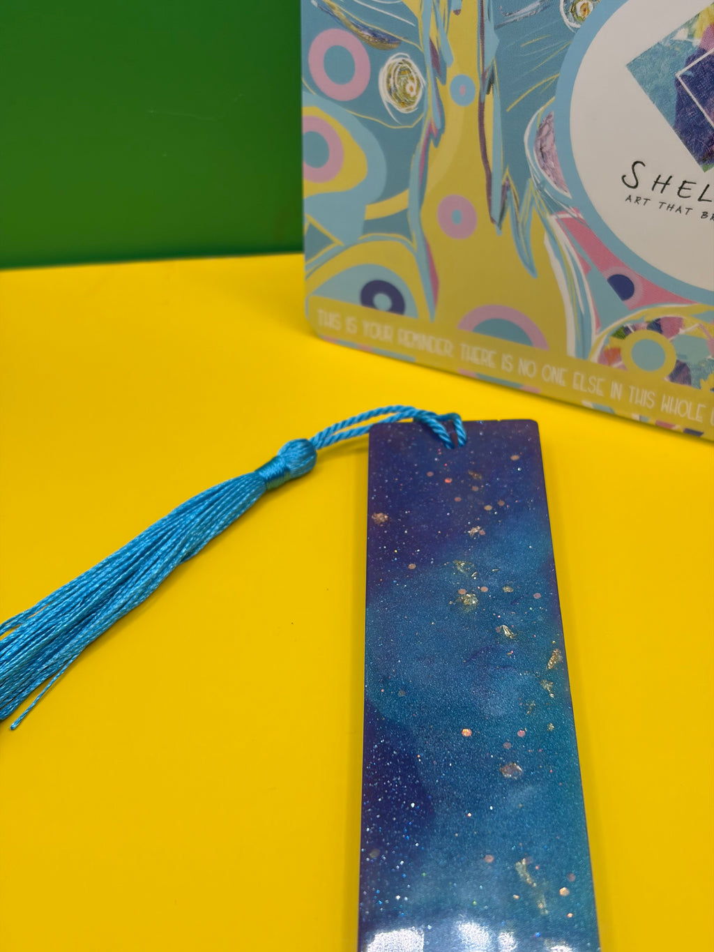✨ One-of-a-Kind Handmade Resin Bookmark ✨