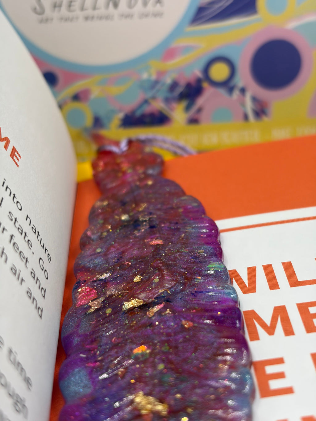 Handmade Feathered Bookmark ✨