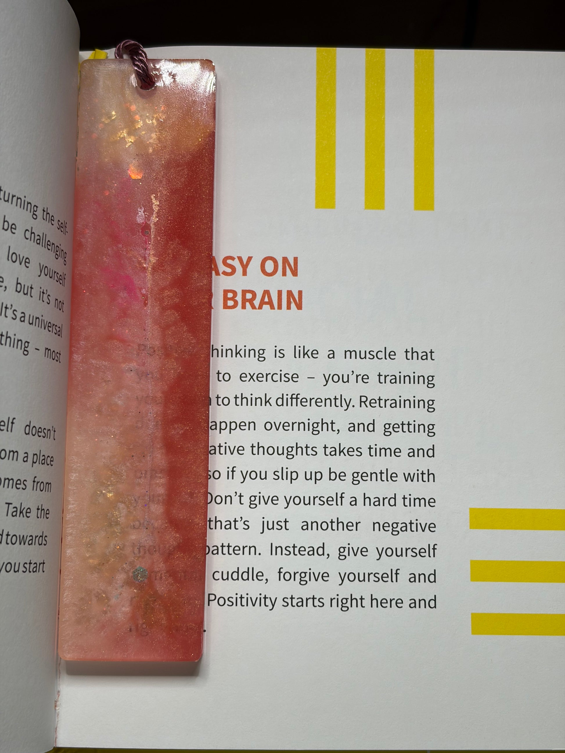 ✨ One-of-a-Kind Handmade Resin Bookmark ✨