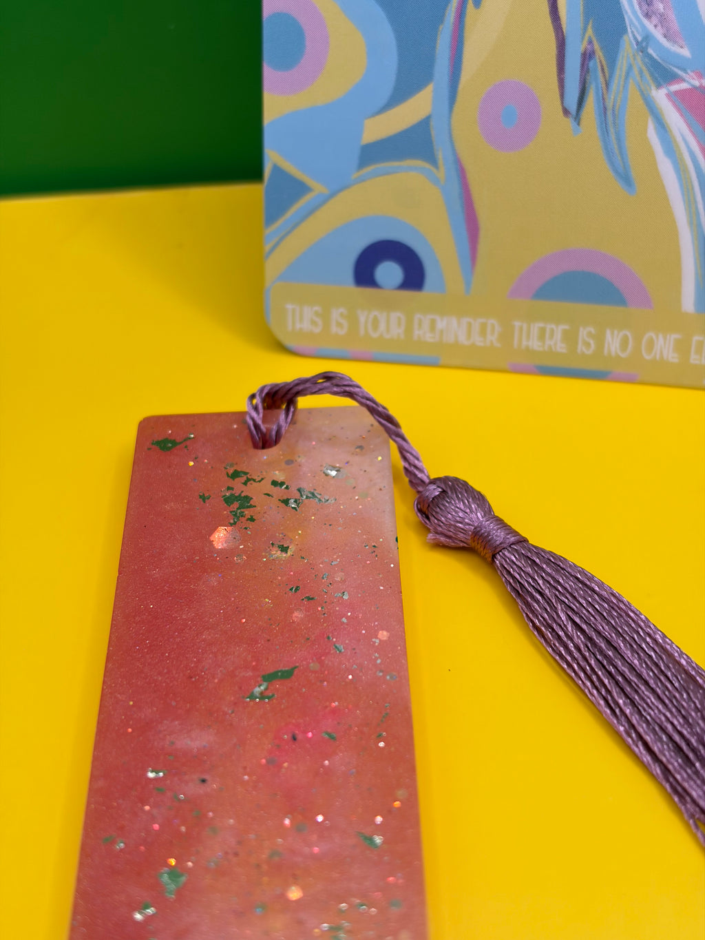✨ One-of-a-Kind Handmade Resin Bookmark ✨