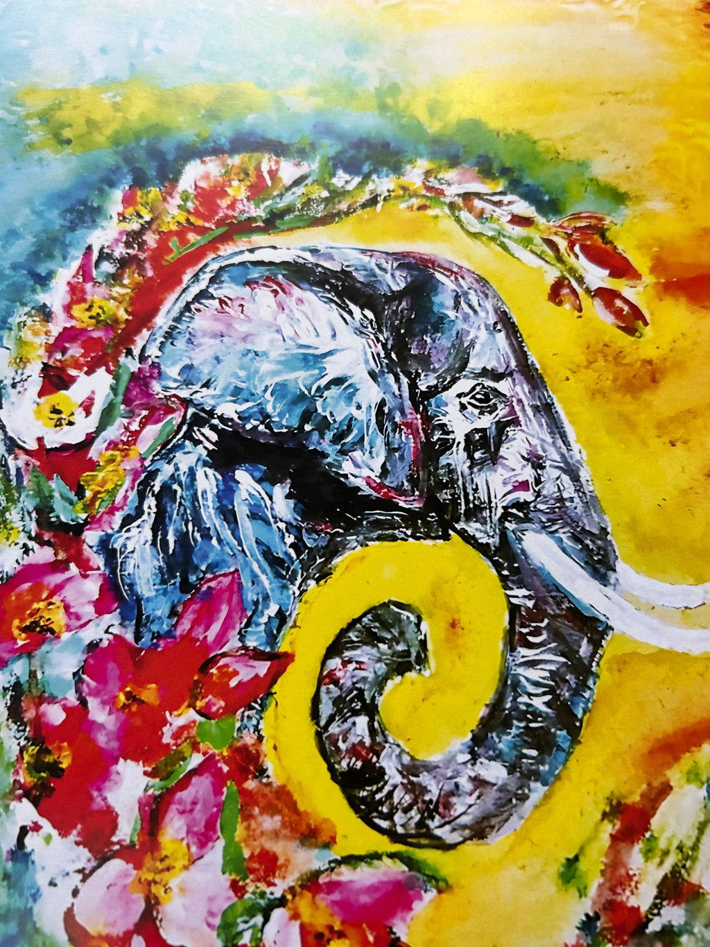 Elephant – “What’s for you won’t go by you” -A3 Print