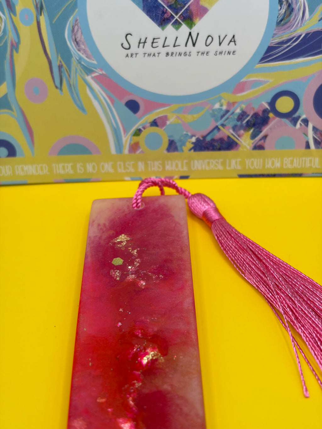 ✨ One-of-a-Kind Handmade Resin Bookmark ✨