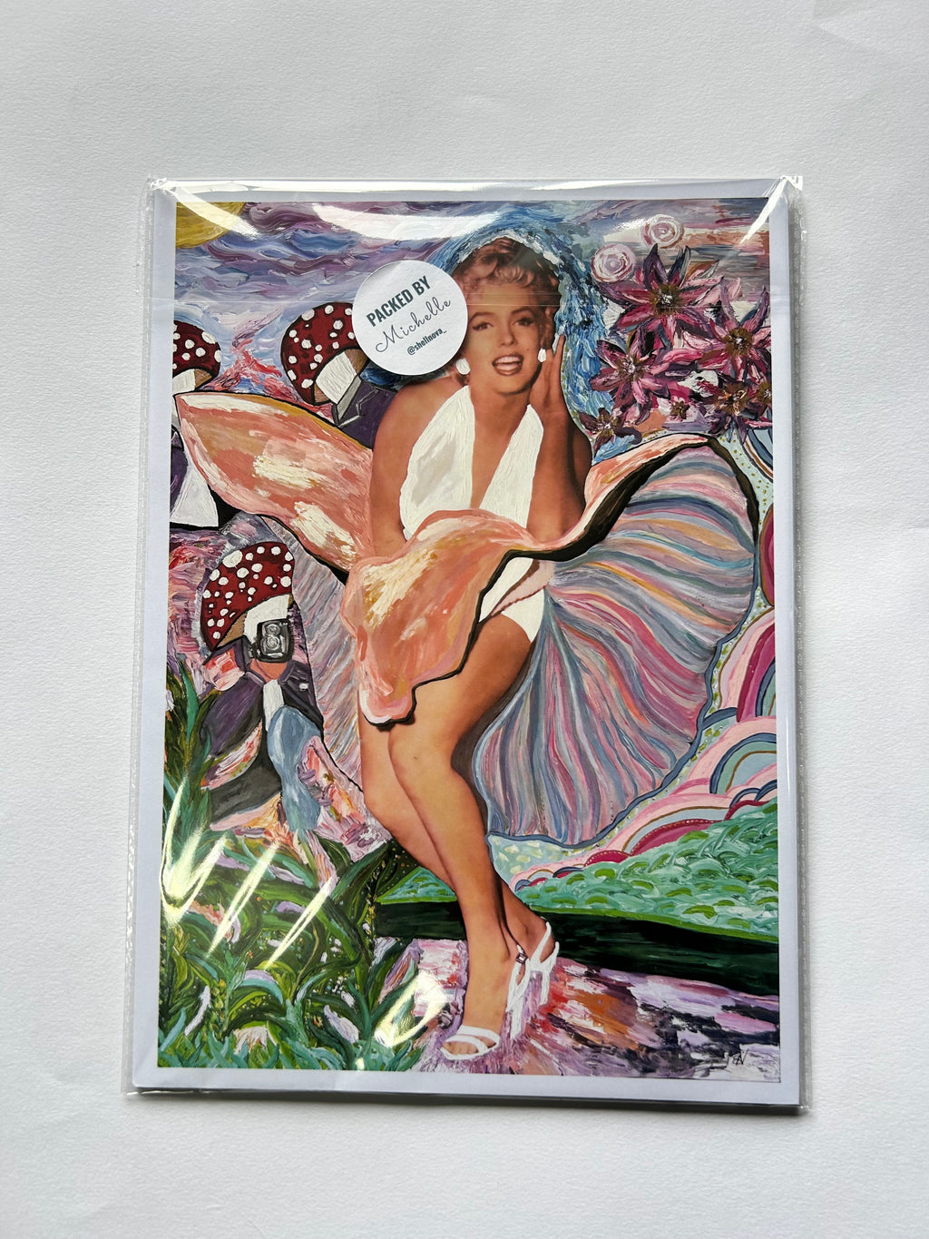 🍄 Mushroom for Marilyn - Magic Reimagined - A4 Print