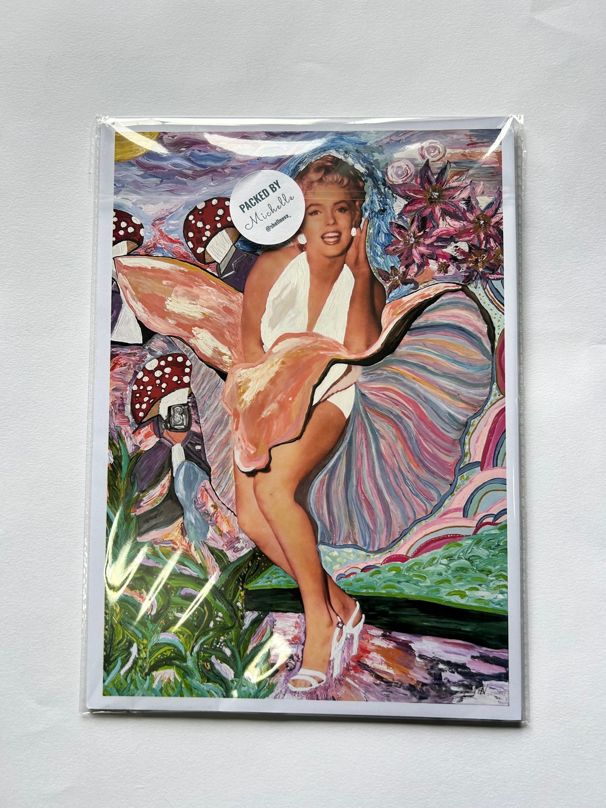 🍄 Mushroom for Marilyn - Magic Reimagined - A4 Print