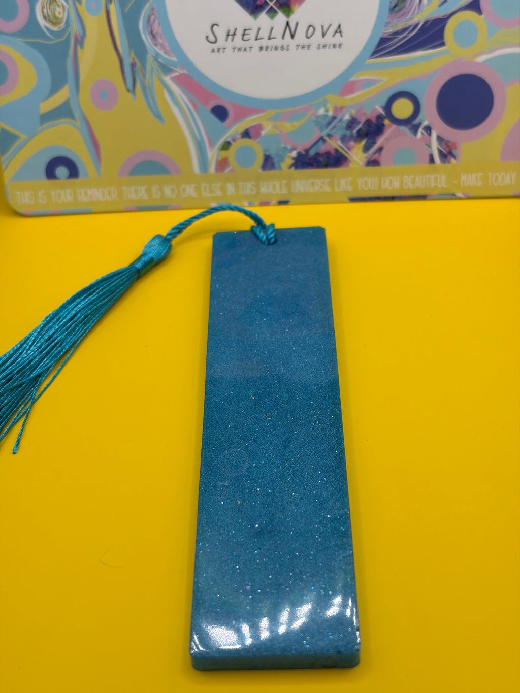 ✨ One-of-a-Kind Handmade Resin Bookmark ✨