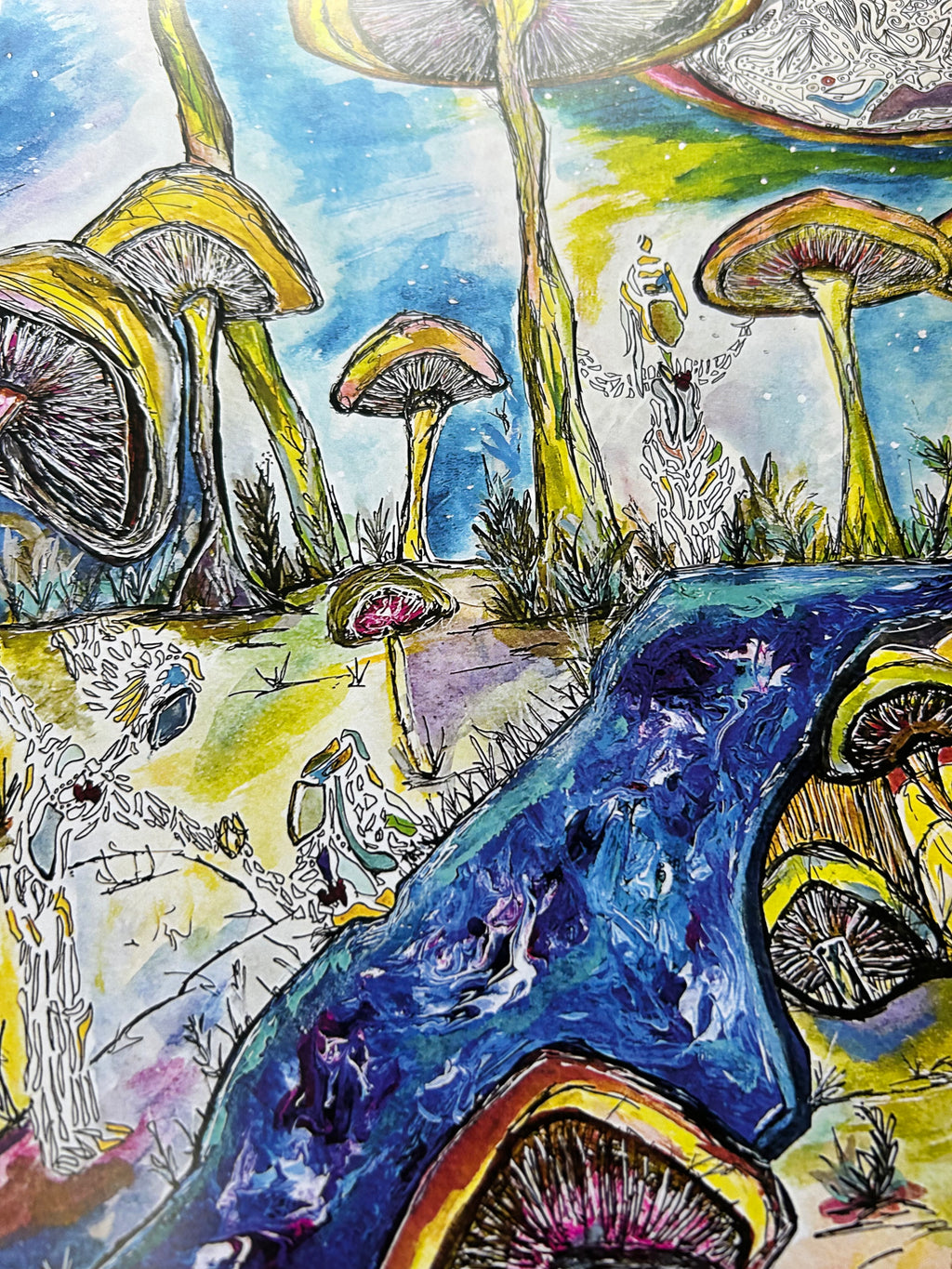 Magic Mushrooms - Portal of Possibility - A3 Print
