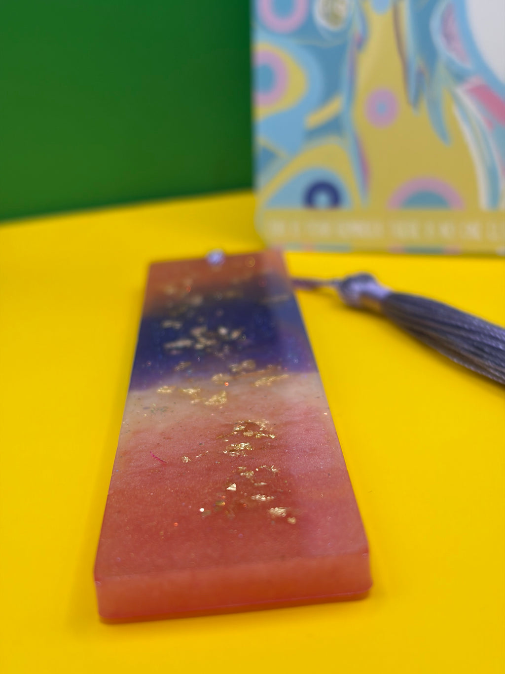 ✨ One-of-a-Kind Handmade Resin Bookmark ✨