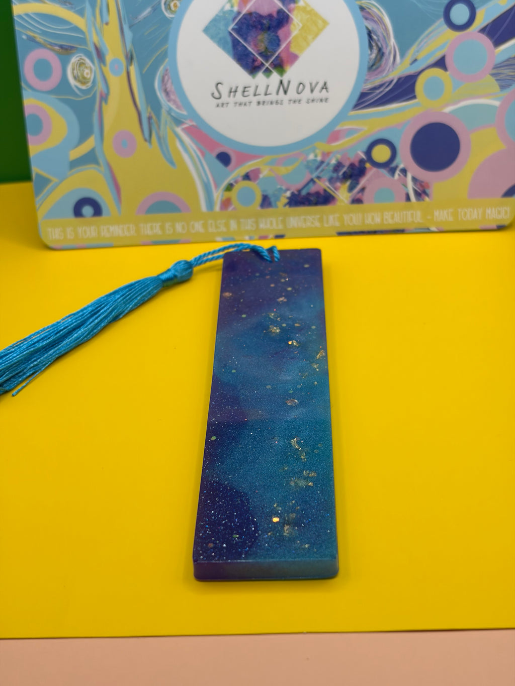 ✨ One-of-a-Kind Handmade Resin Bookmark ✨