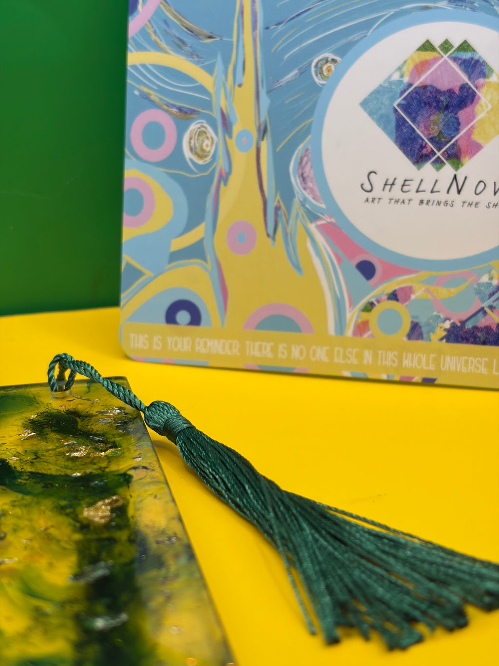 ✨ One-of-a-Kind Handmade Resin Bookmark ✨