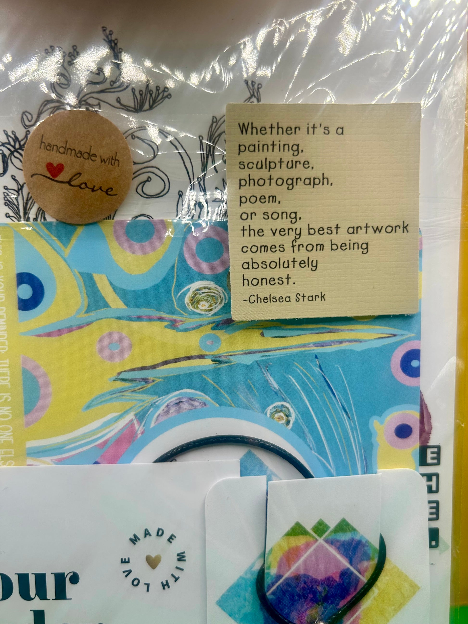 Lucky Elephant - resin colour pendant - Necklace