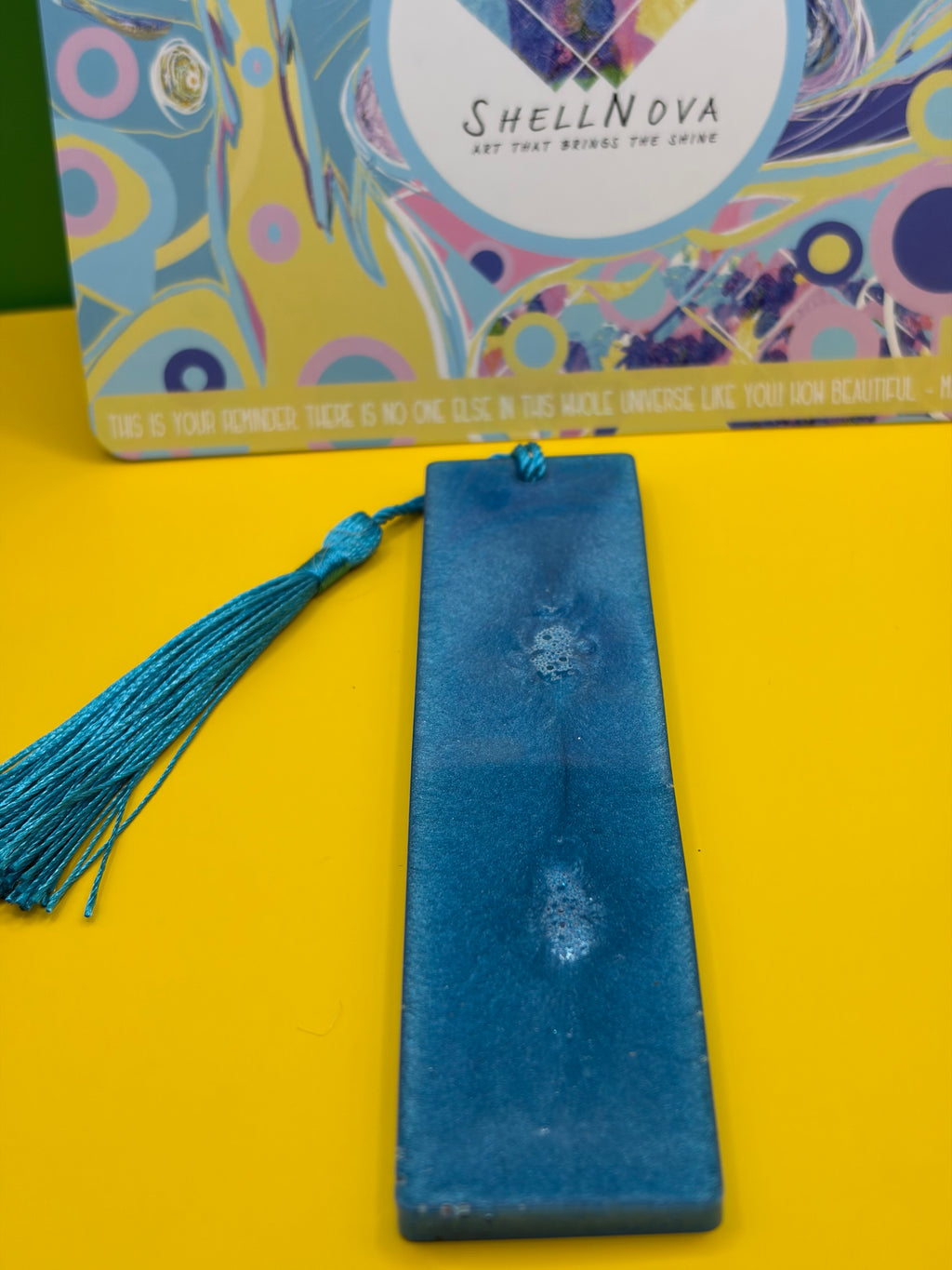 ✨ One-of-a-Kind Handmade Resin Bookmark ✨