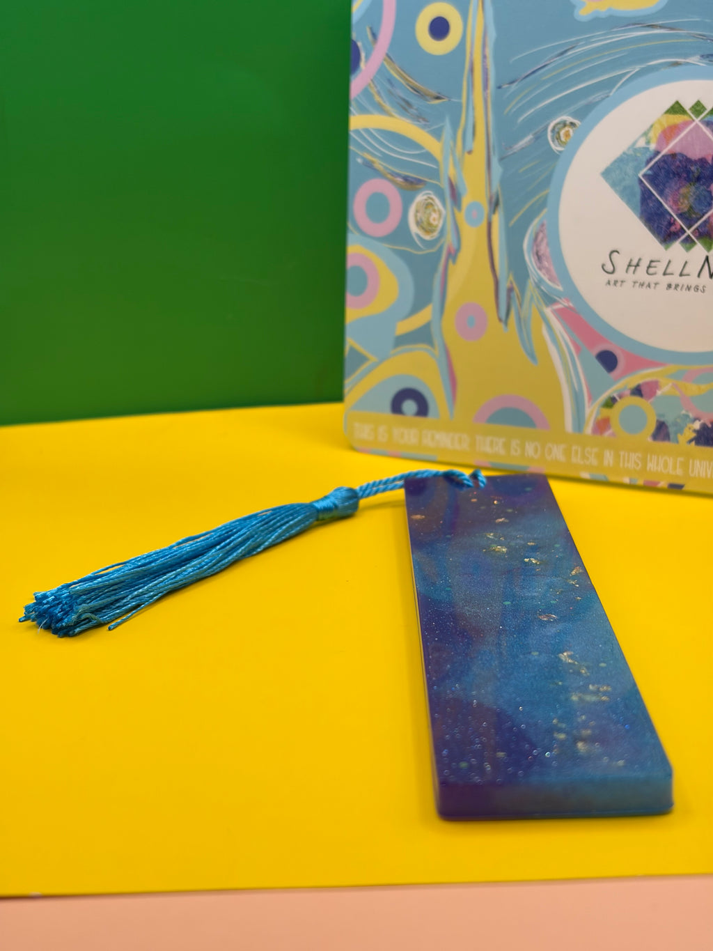 ✨ One-of-a-Kind Handmade Resin Bookmark ✨