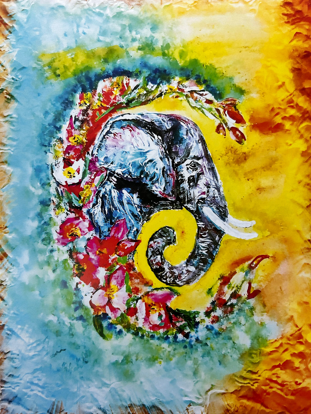 Elephant – “What’s for you won’t go by you” -A3 Print