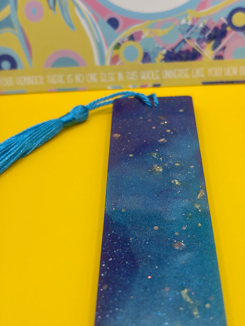 ✨ One-of-a-Kind Handmade Resin Bookmark ✨