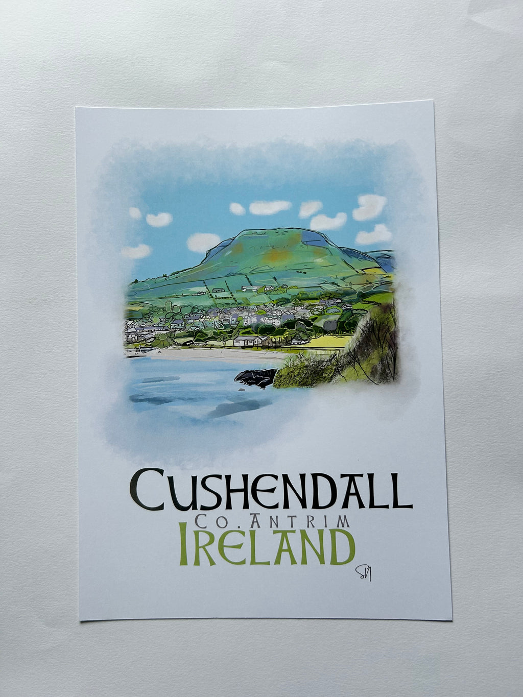 Cushendall – Irish Coastal Beauty -A4 Print