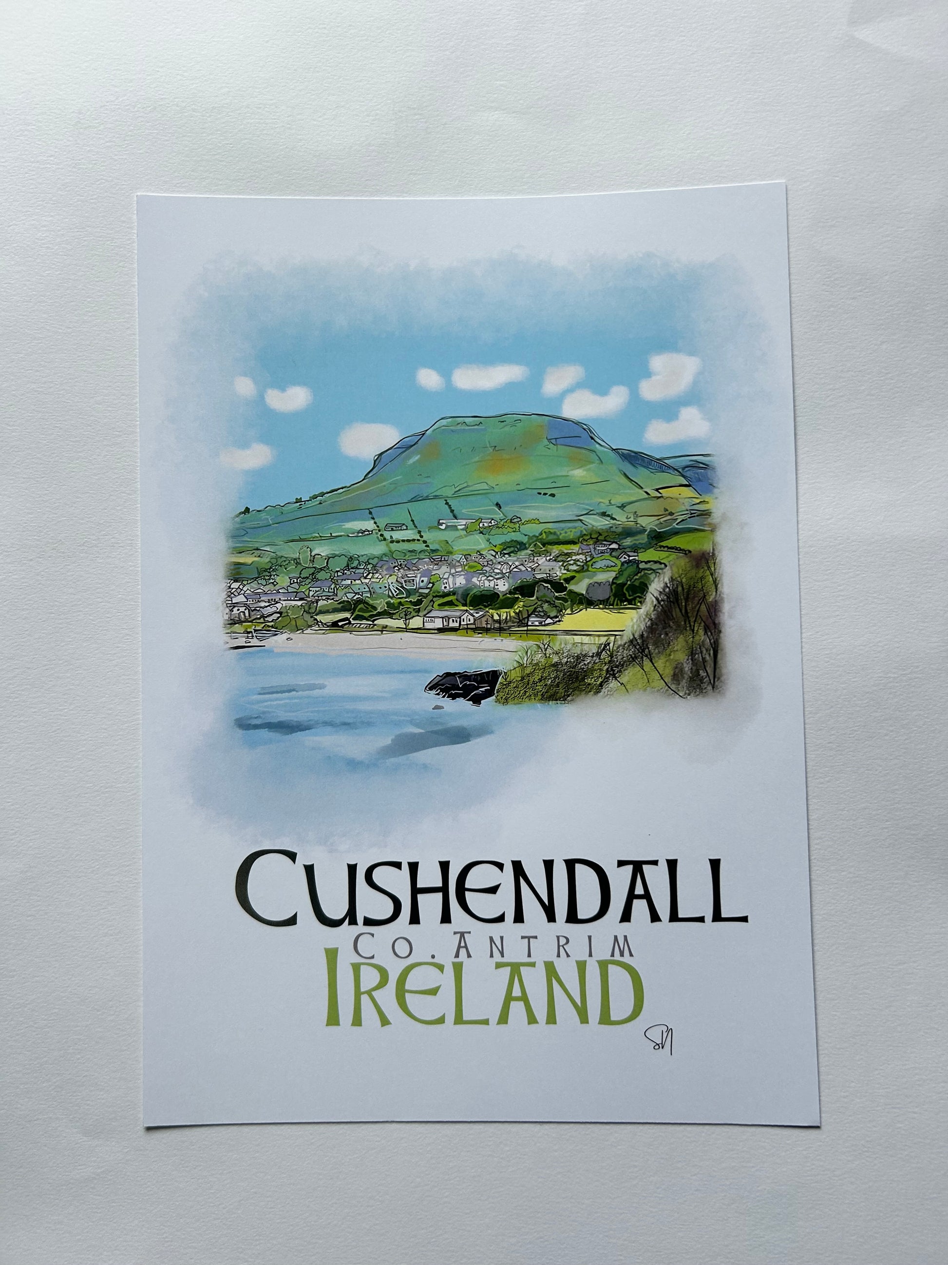 Cushendall – Irish Coastal Beauty -A4 Print