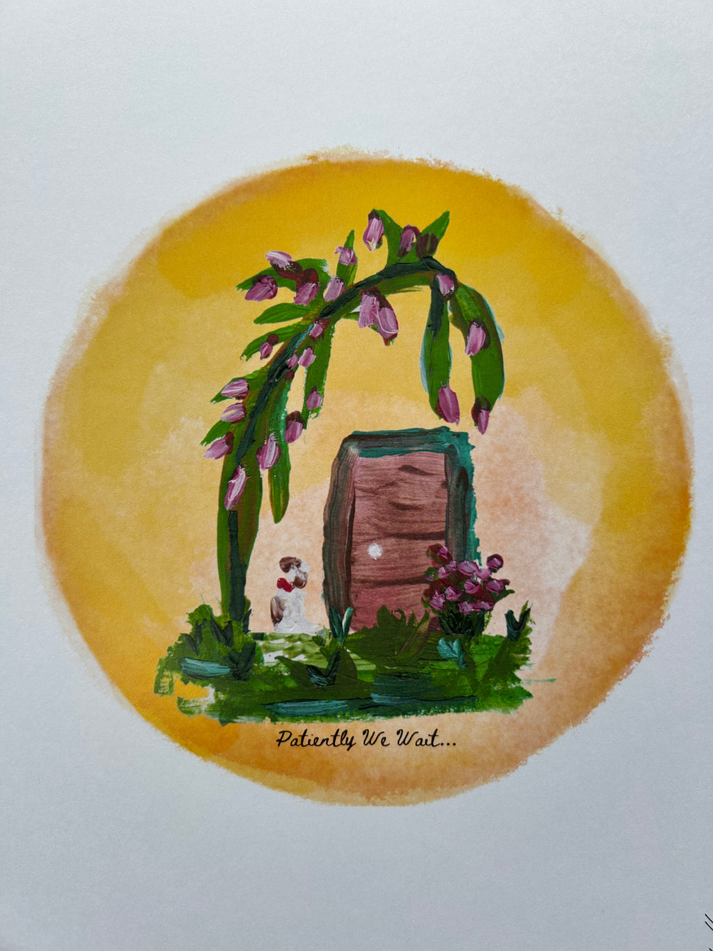 Patiently We Wait... A4 Print