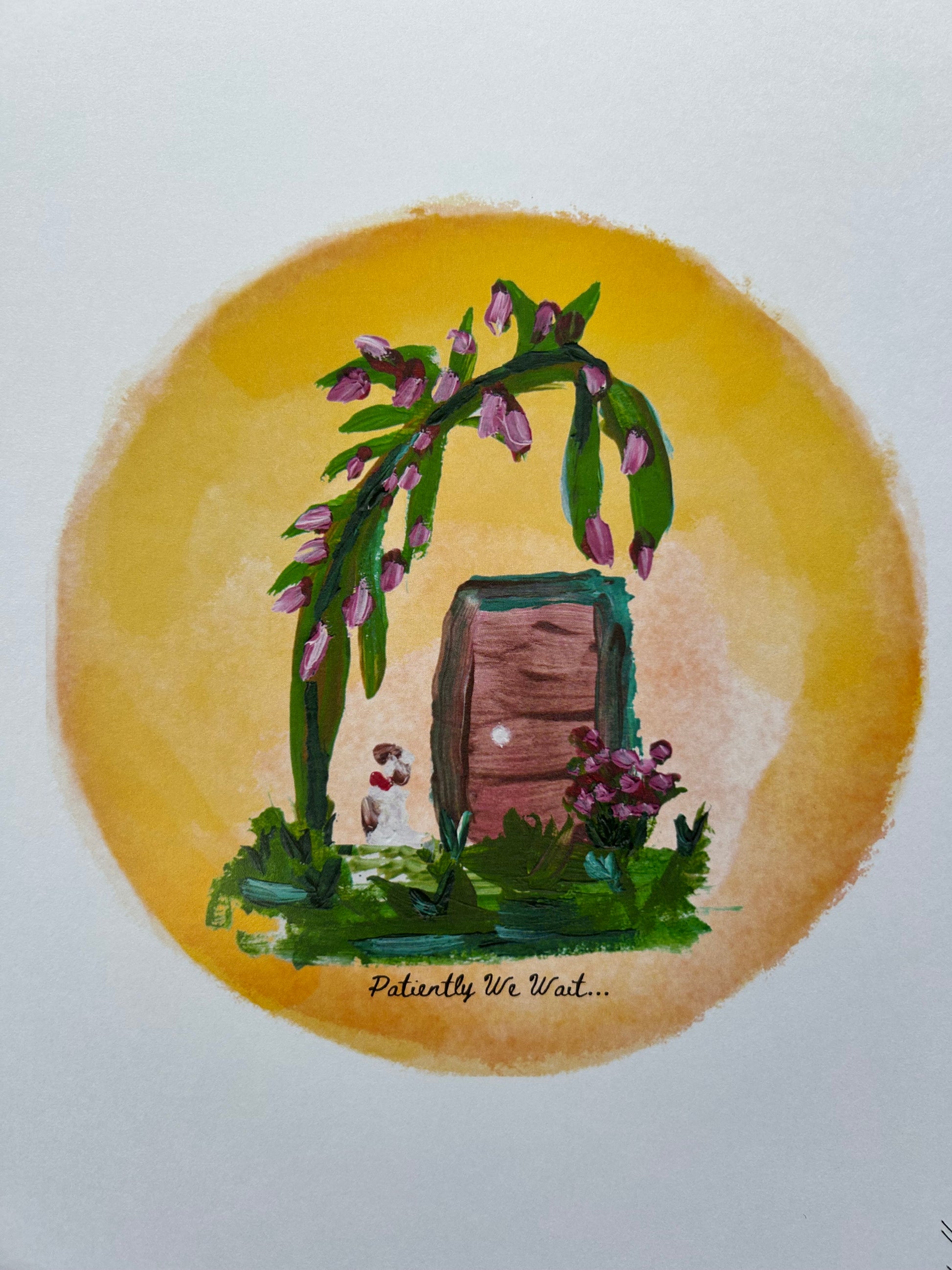 Patiently We Wait... A4 Print