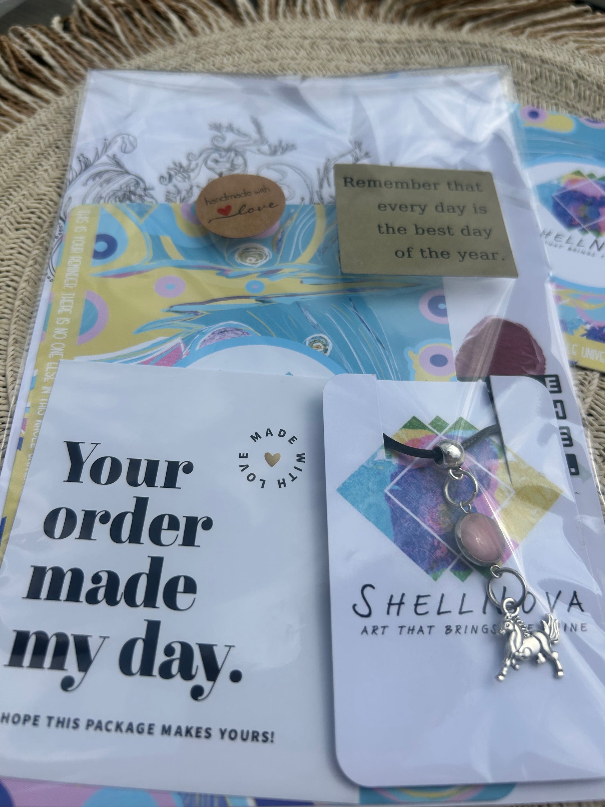 Pink Unicorn Necklace - Ready-to-Go Charm Necklaces – Little Packages of Magic.