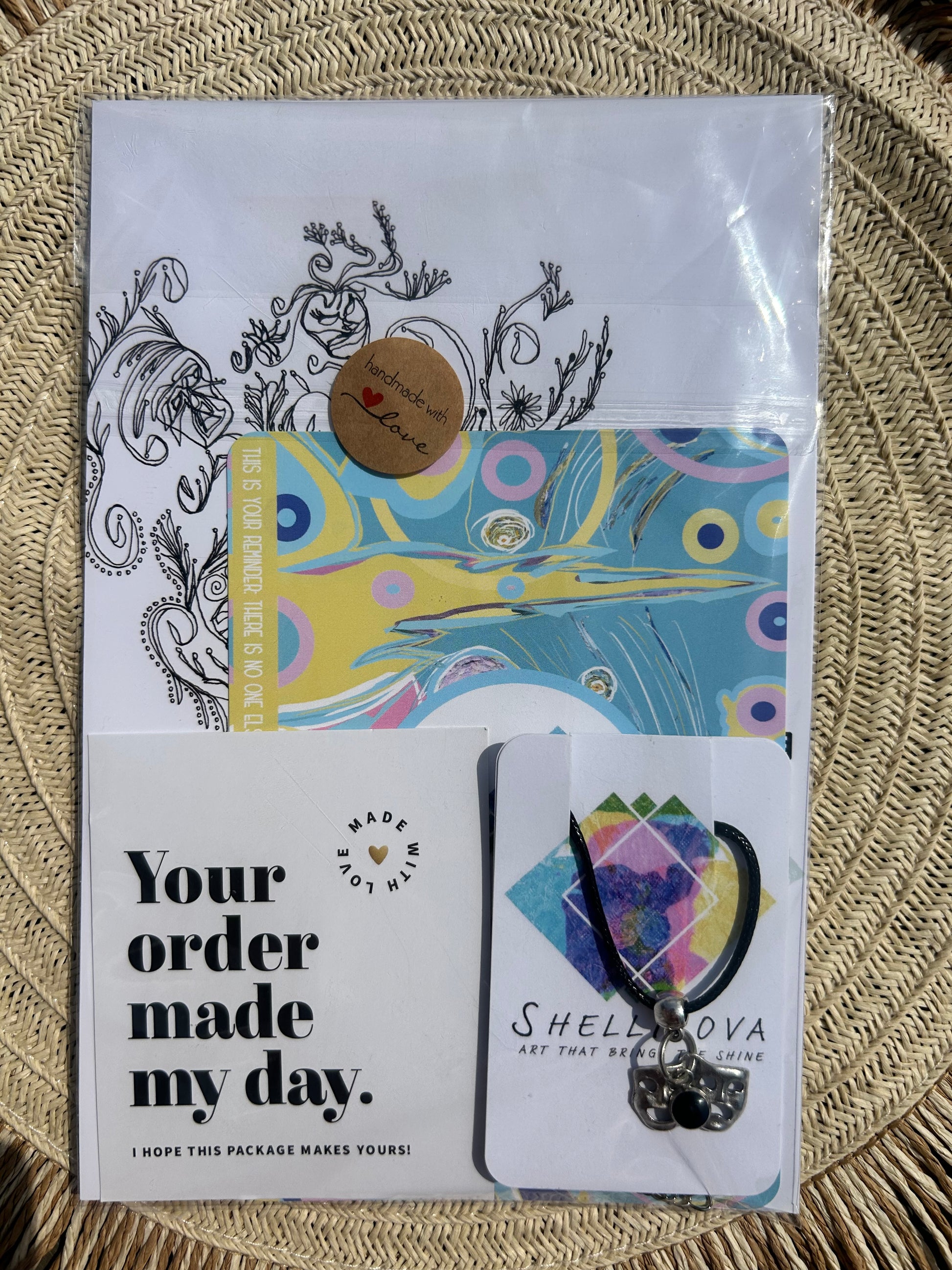 Drama faces Necklace - Ready-to-Go Charm Necklaces – Little Packages of Magic.