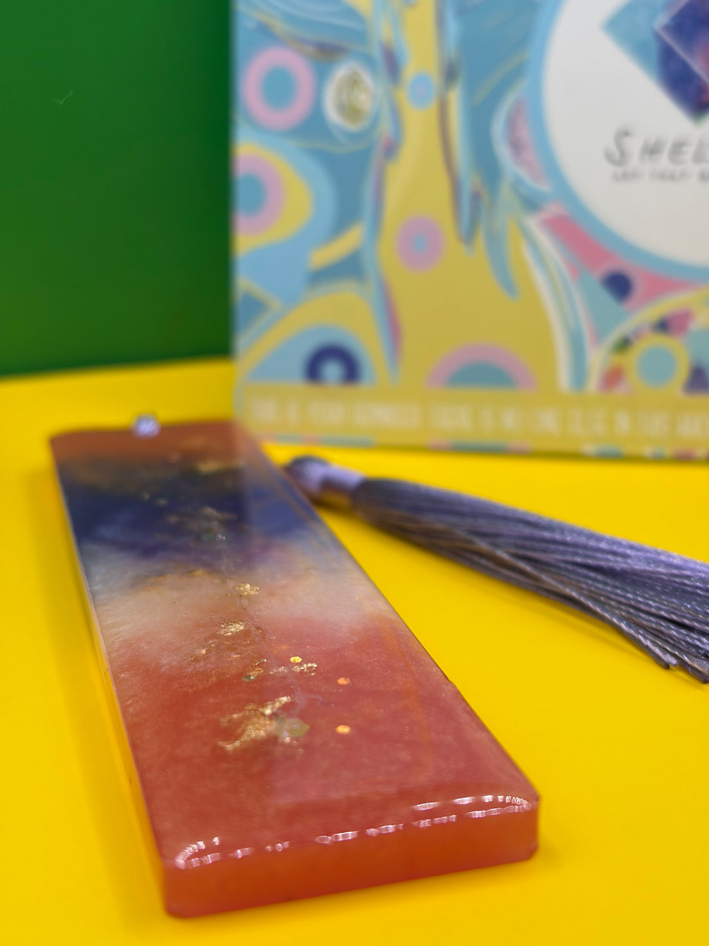 ✨ One-of-a-Kind Handmade Resin Bookmark ✨