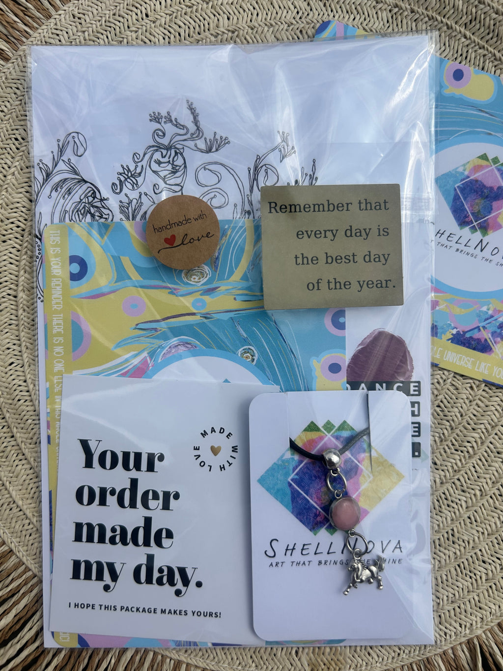 Pink Unicorn Necklace - Ready-to-Go Charm Necklaces – Little Packages of Magic.