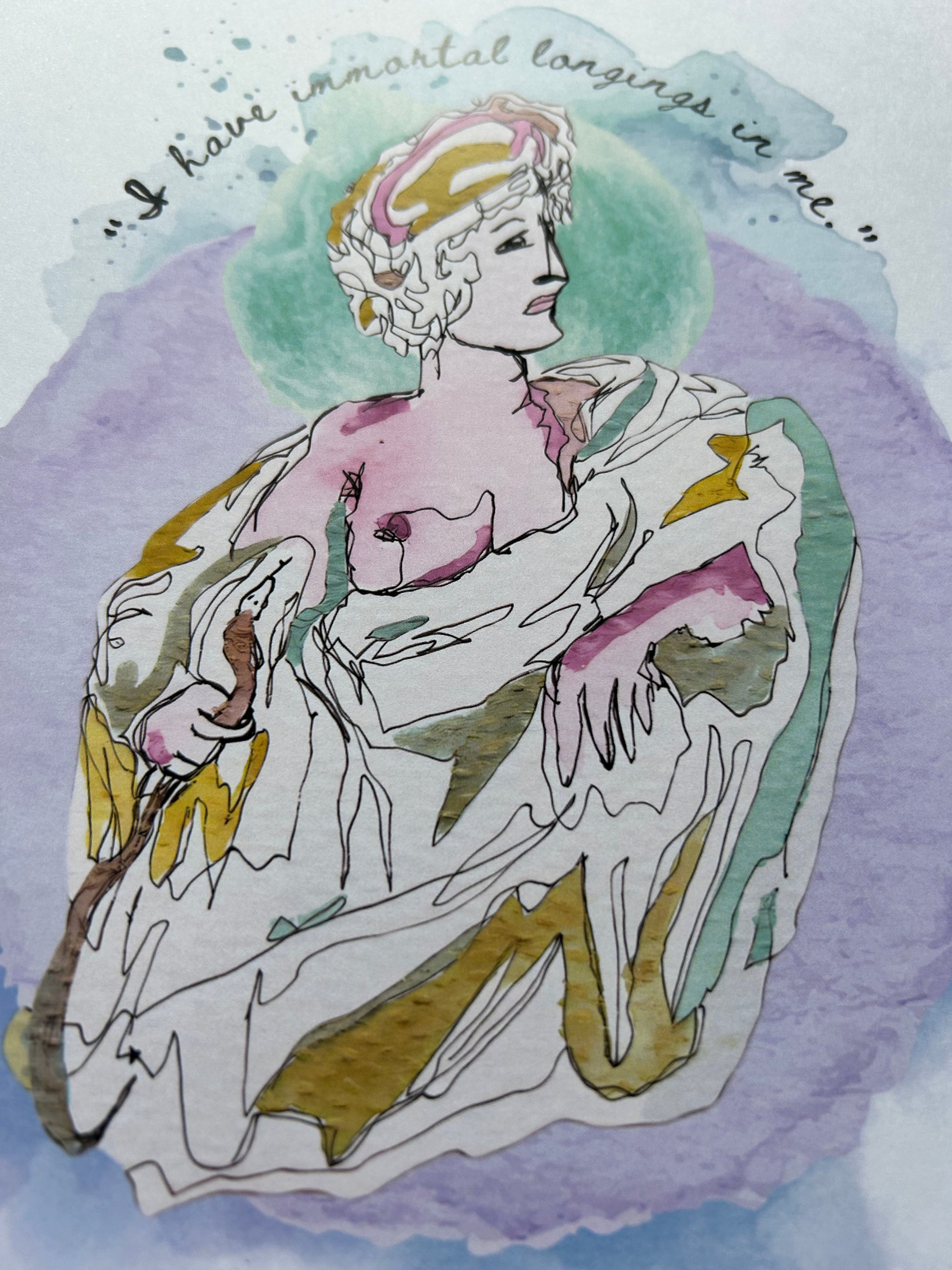 "I have immortal longings in me" – Shakespeare Quote - A4 Print