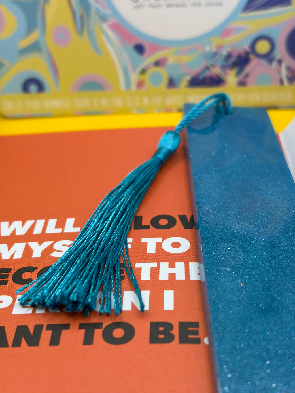 ✨ One-of-a-Kind Handmade Resin Bookmark ✨