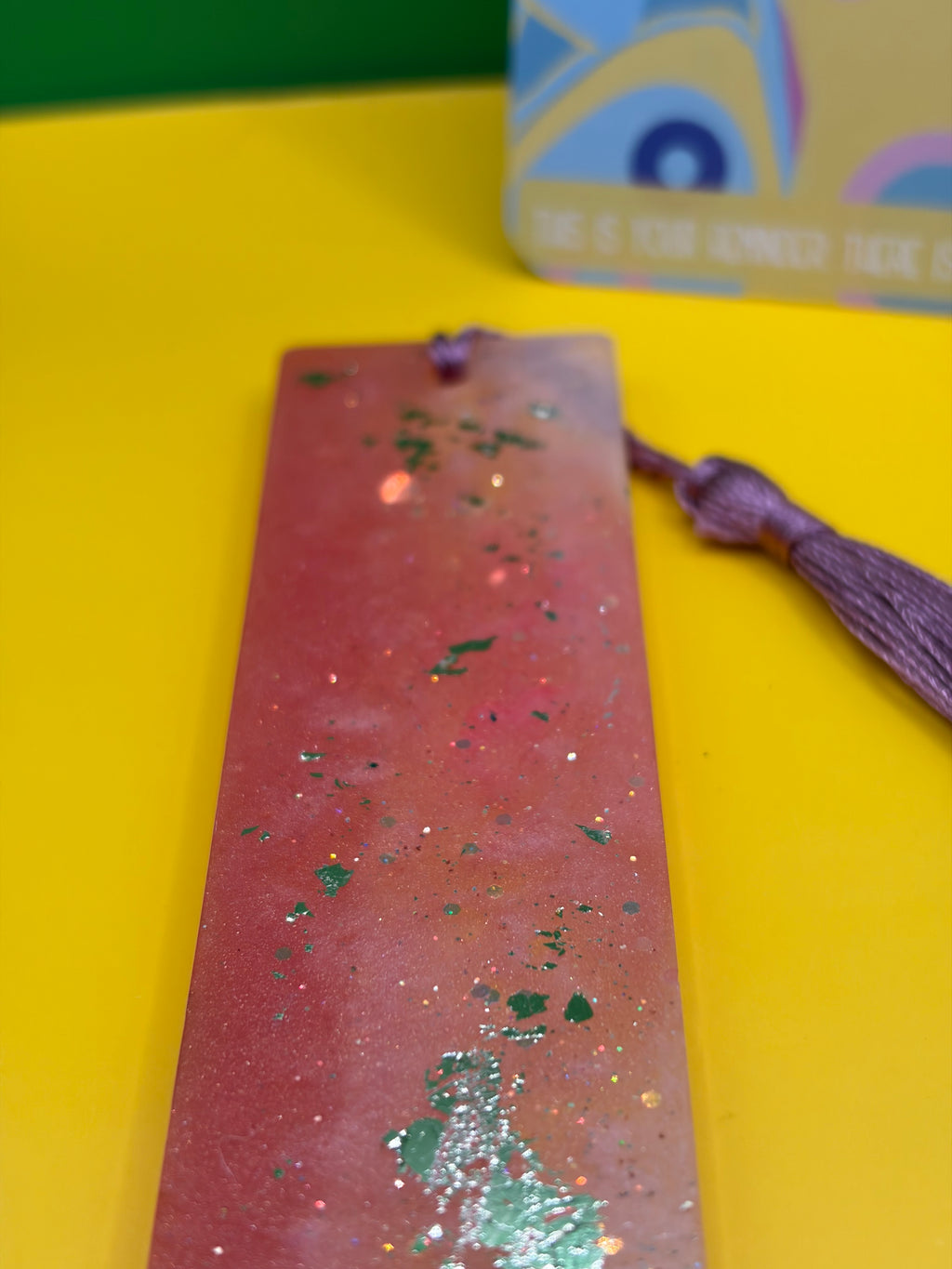 ✨ One-of-a-Kind Handmade Resin Bookmark ✨