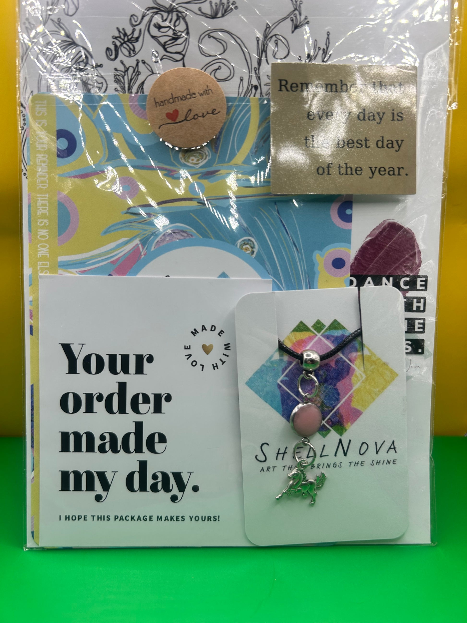 Pink Unicorn Necklace - Ready-to-Go Charm Necklaces – Little Packages of Magic.