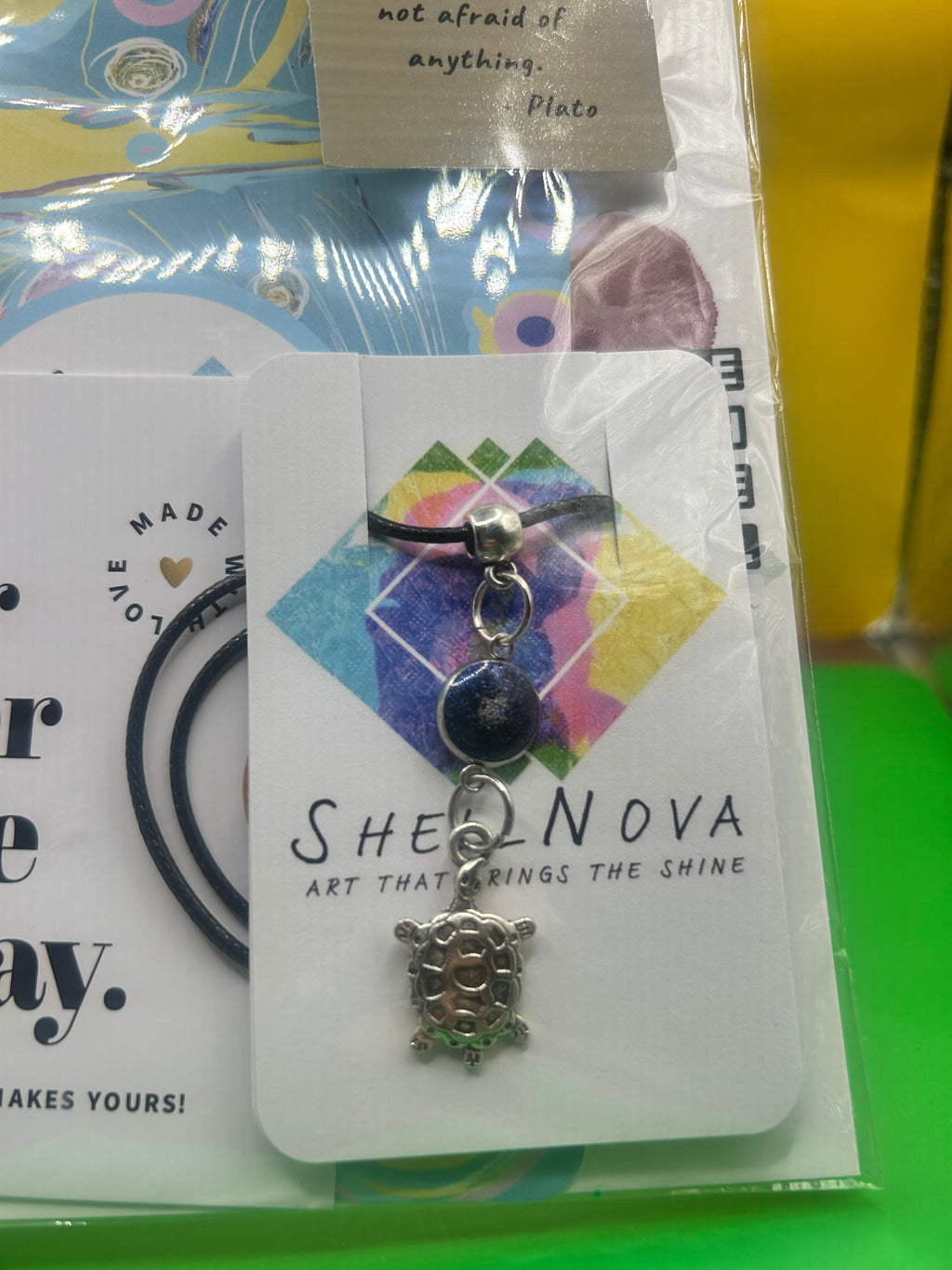 Turtle Love - Necklace - Ready-to-Go Charm Necklaces – Little Packages of Magic.