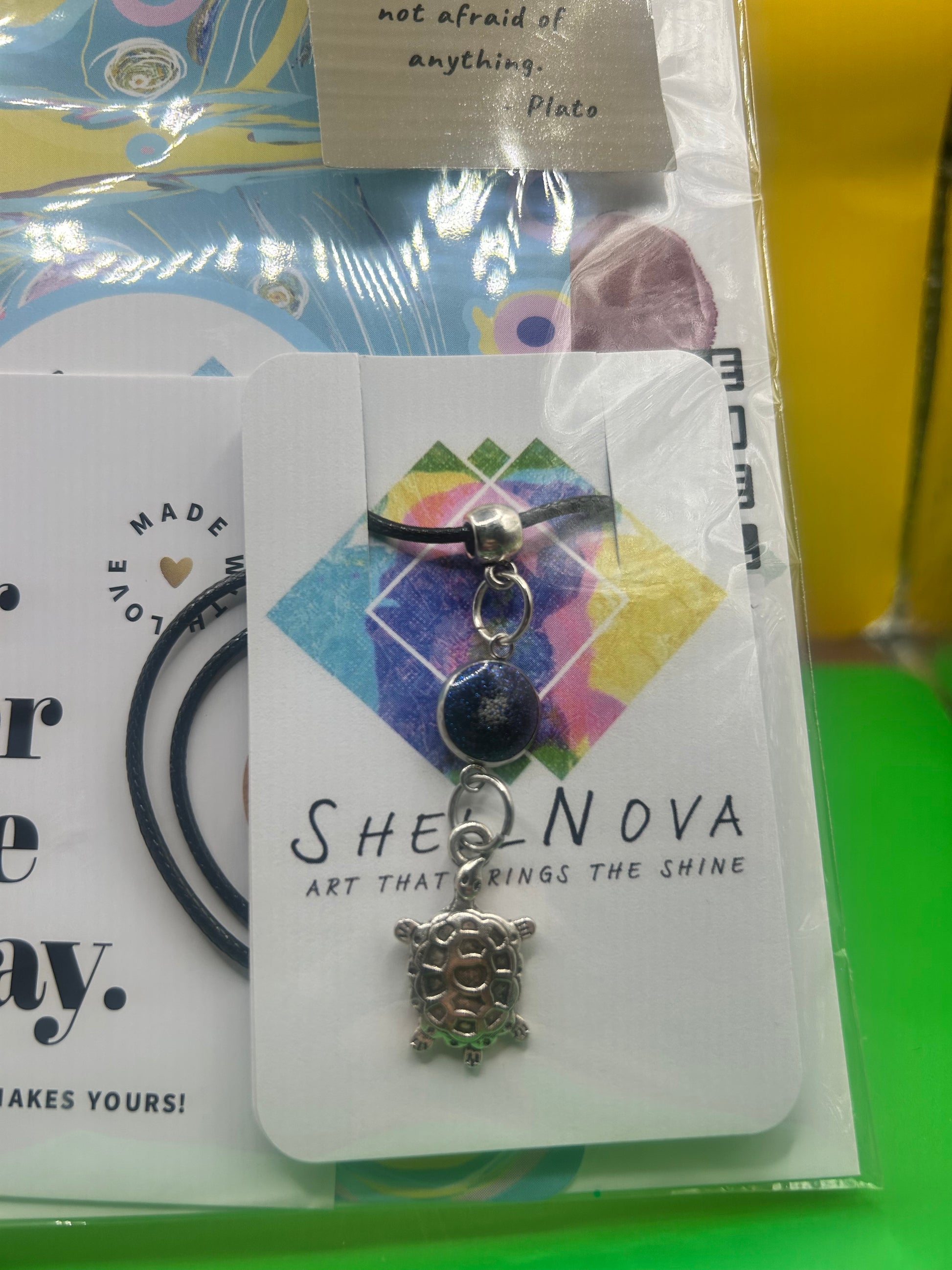 Turtle Love - Necklace - Ready-to-Go Charm Necklaces – Little Packages of Magic.