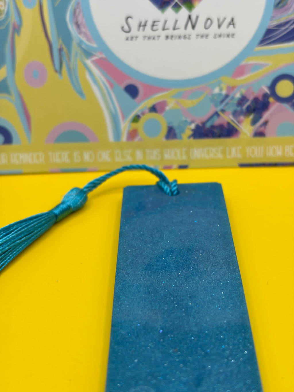 ✨ One-of-a-Kind Handmade Resin Bookmark ✨