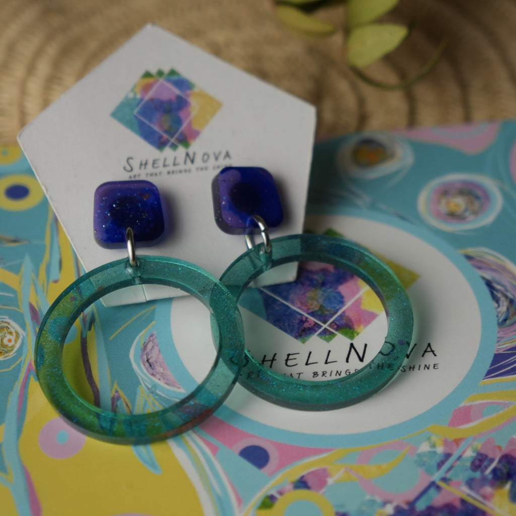 Mermaid Disco - Stud Earrings