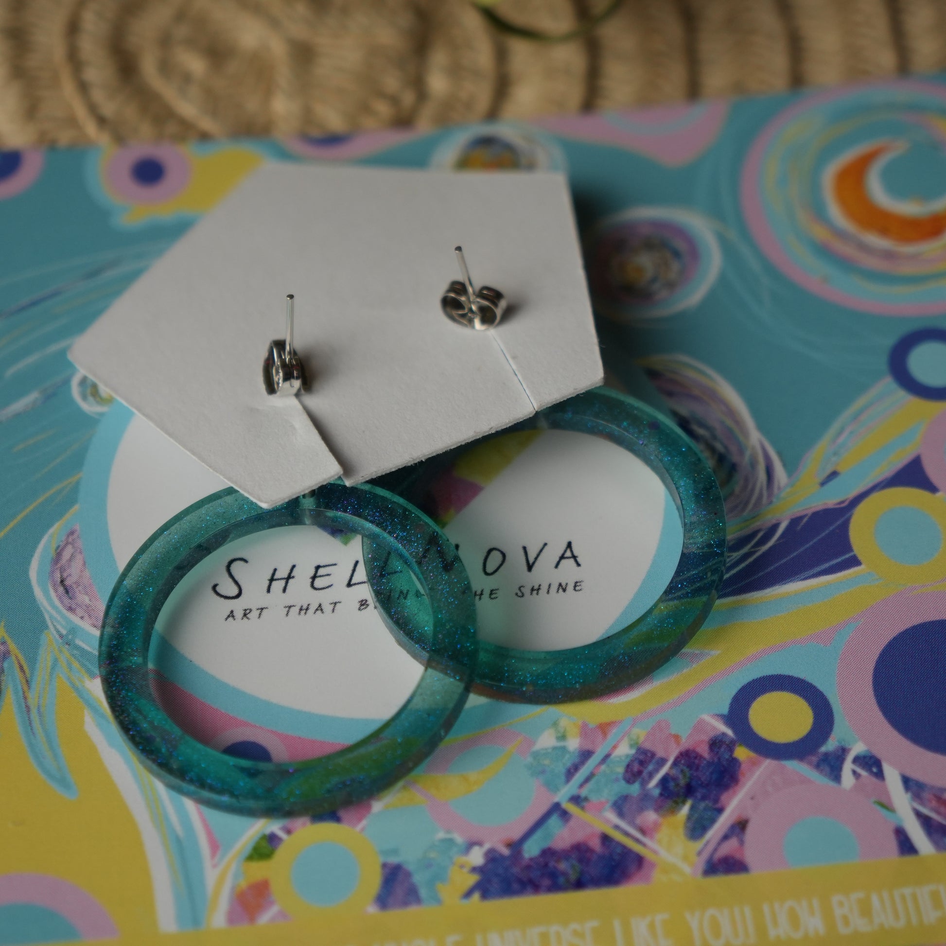 Mermaid Disco - Stud Earrings