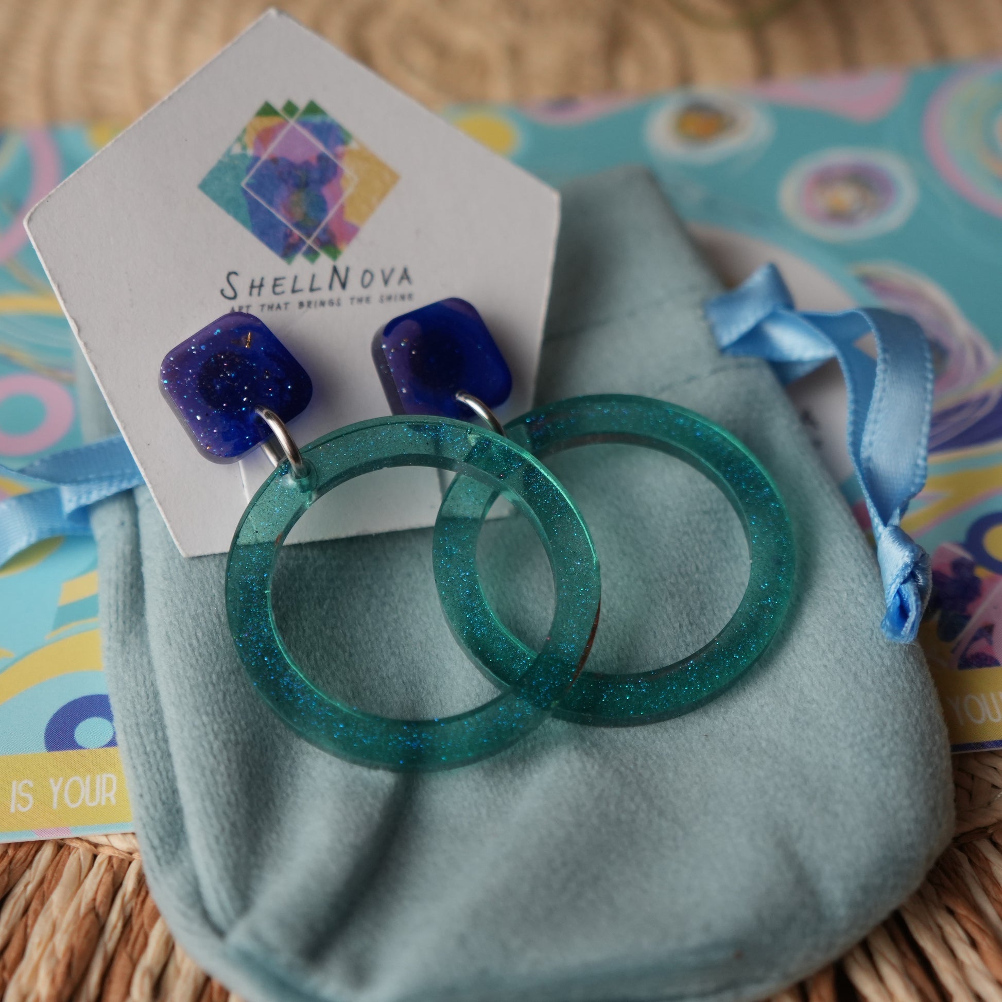 Mermaid Disco - Stud Earrings