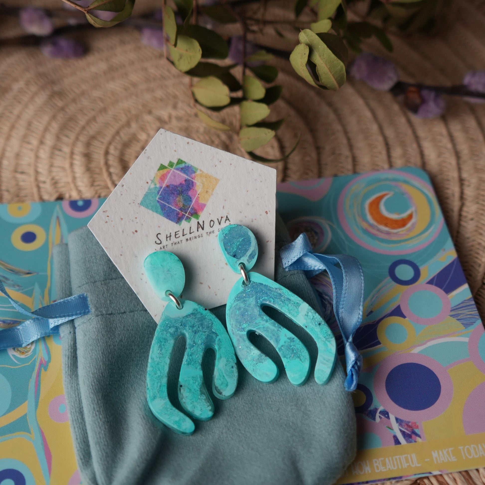 Coral Groove - Stud Earrings