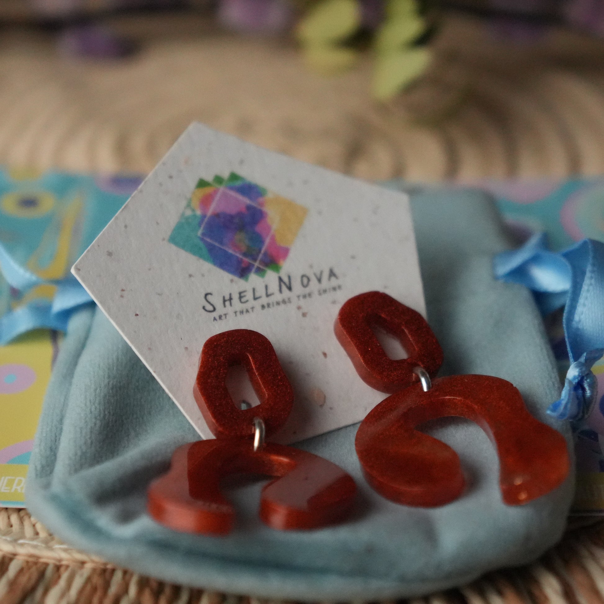 Coral Groove - Stud Earrings