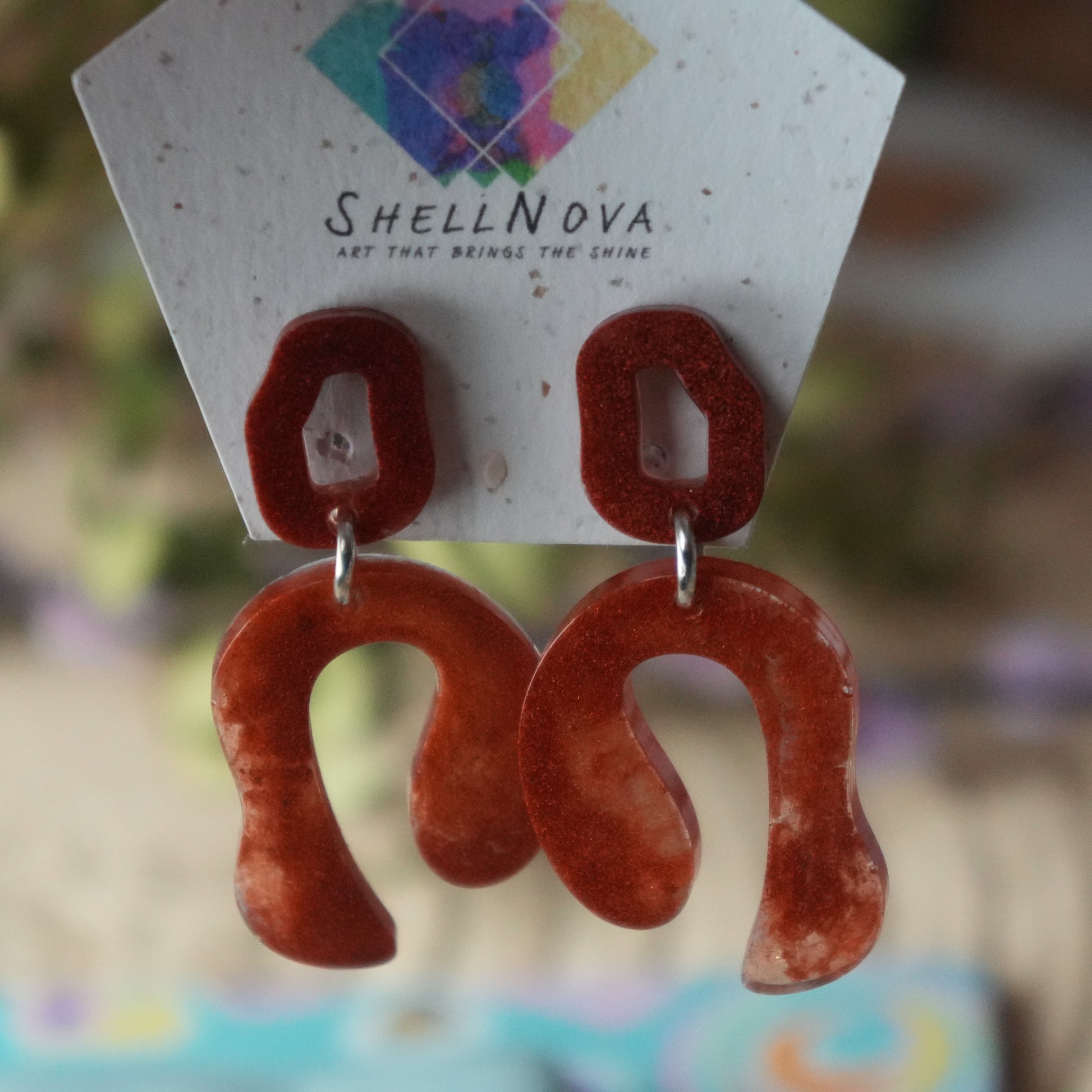 Coral Groove - Stud Earrings