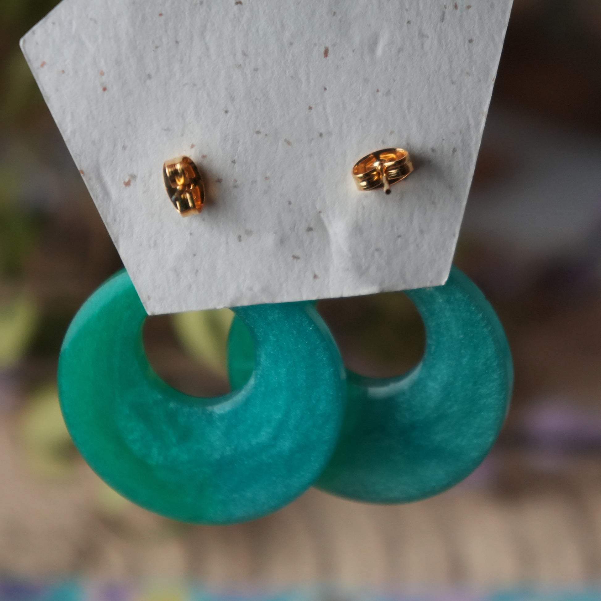 Tidal Shimmer - Stud Earrings