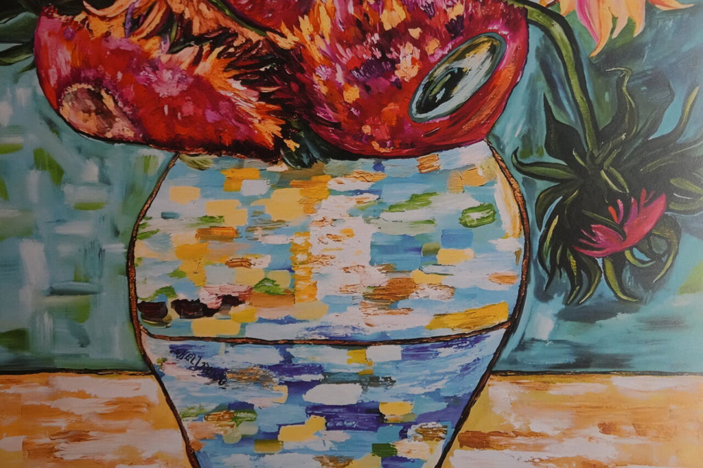 Sunflowers – Stages of Life Inspired by Van Gogh - A3 Print